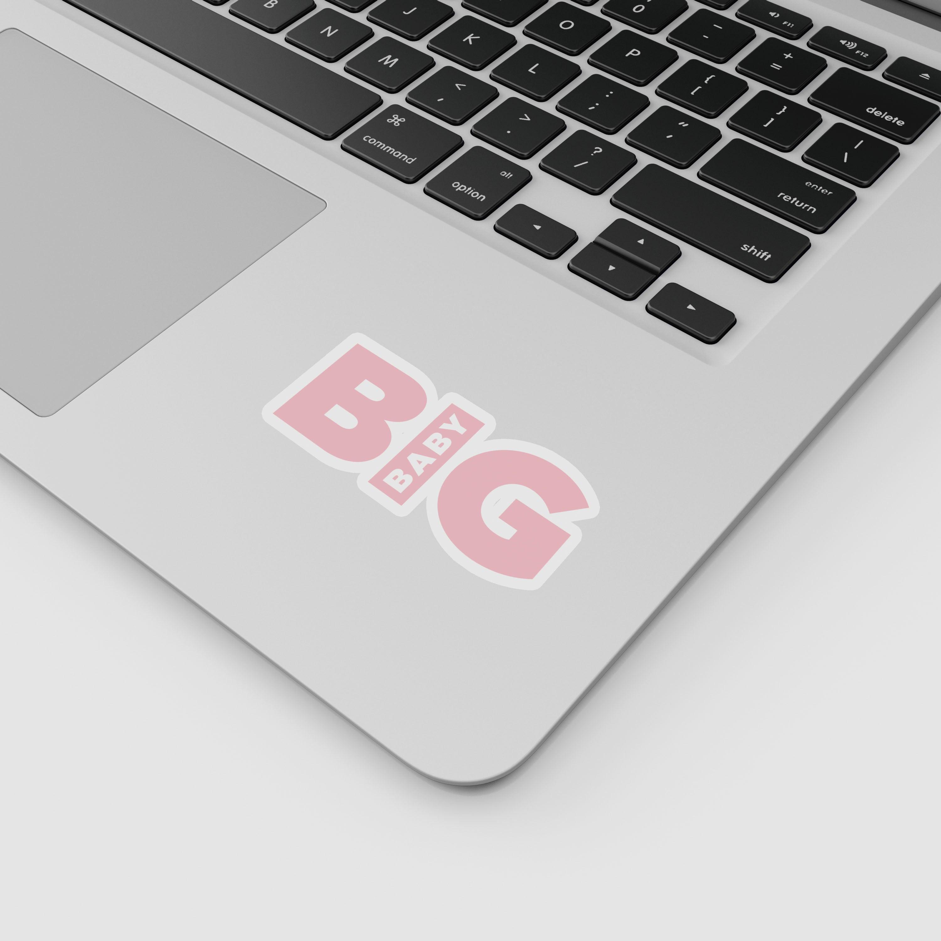 Big Baby "ABDL Lifestyle" Vinyl Sticker (Pink)