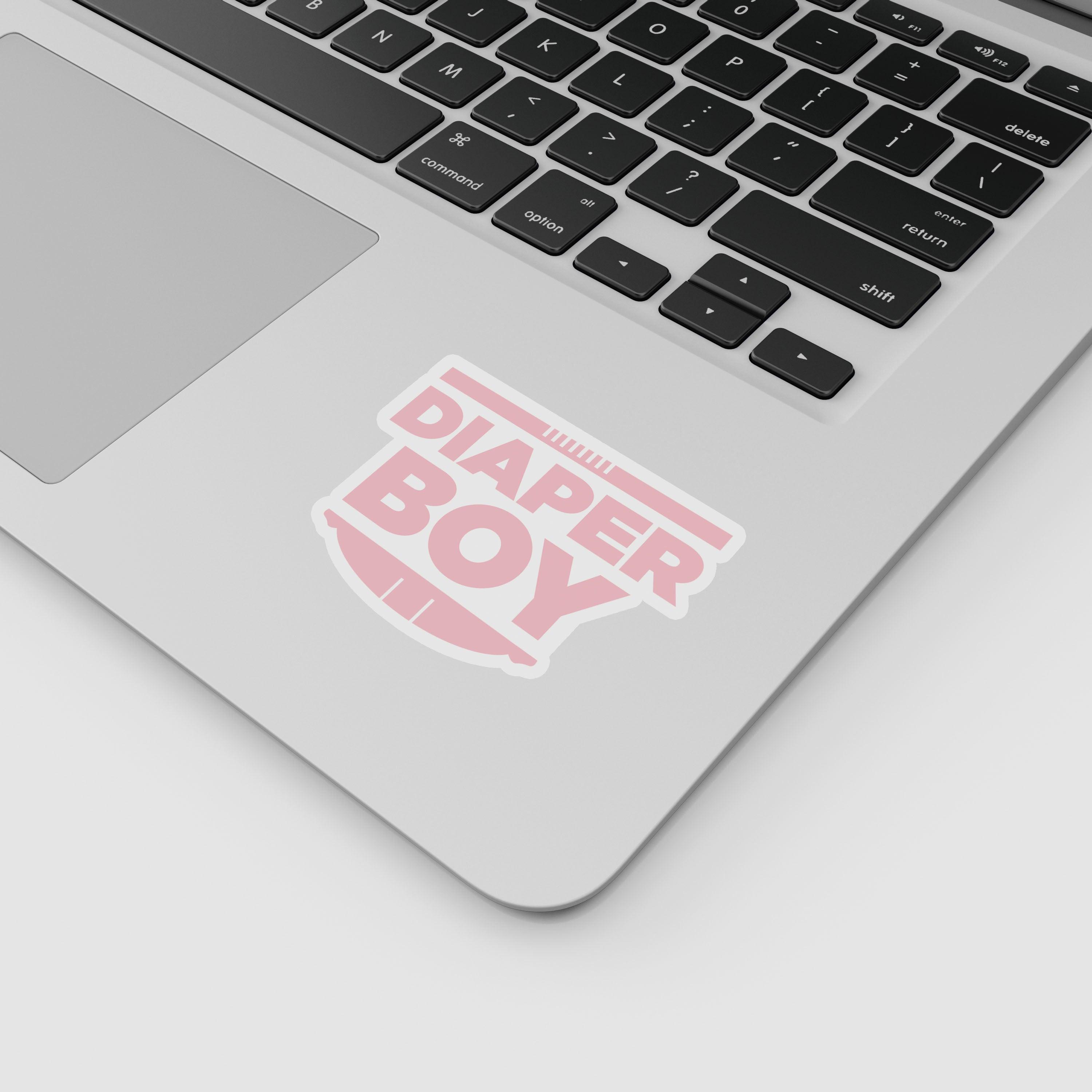 Diaper Boy "ABDL Lifestyle" Vinyl Sticker (Pink)