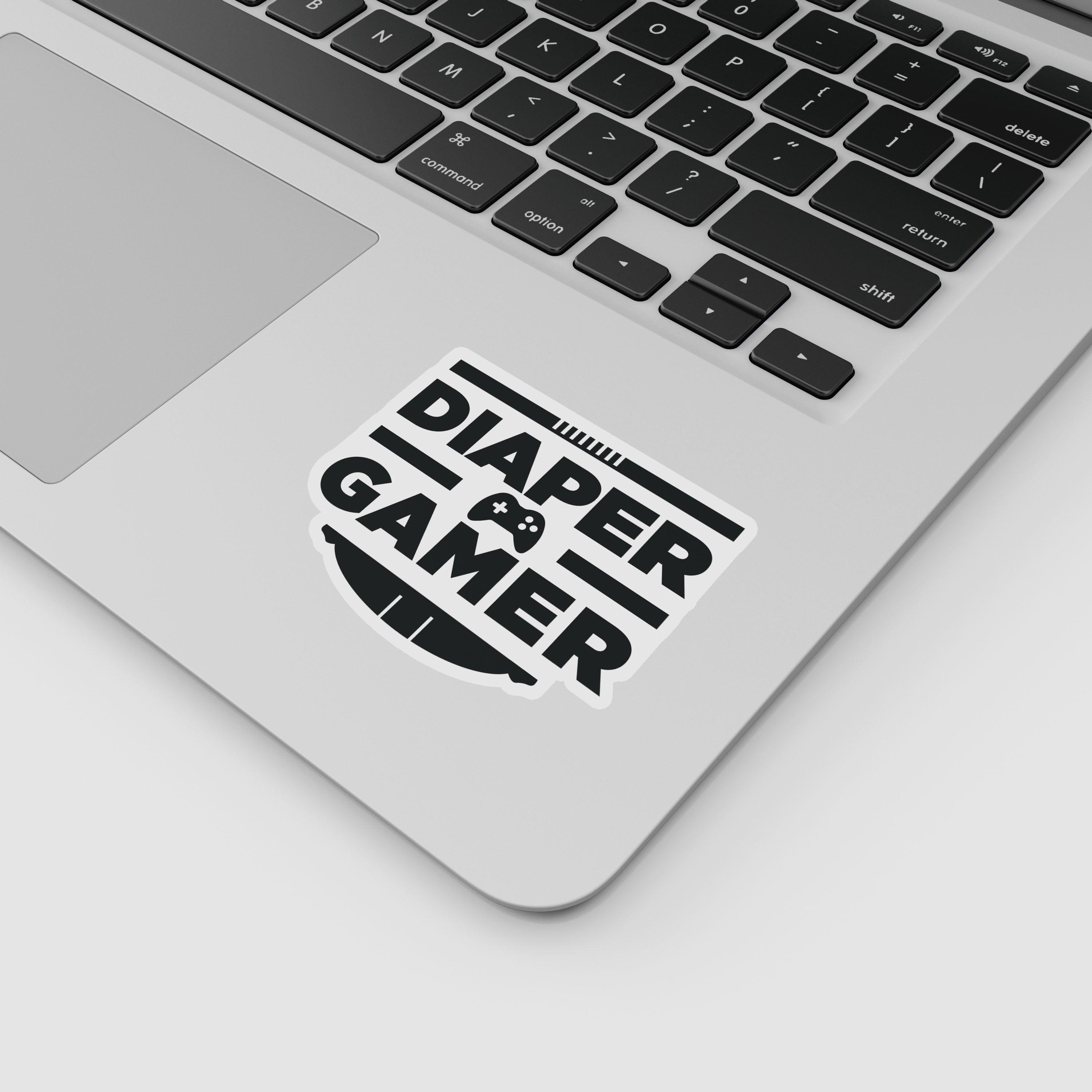Diaper Gamer "ABDL Lifestyle" Vinyl Sticker (Black)