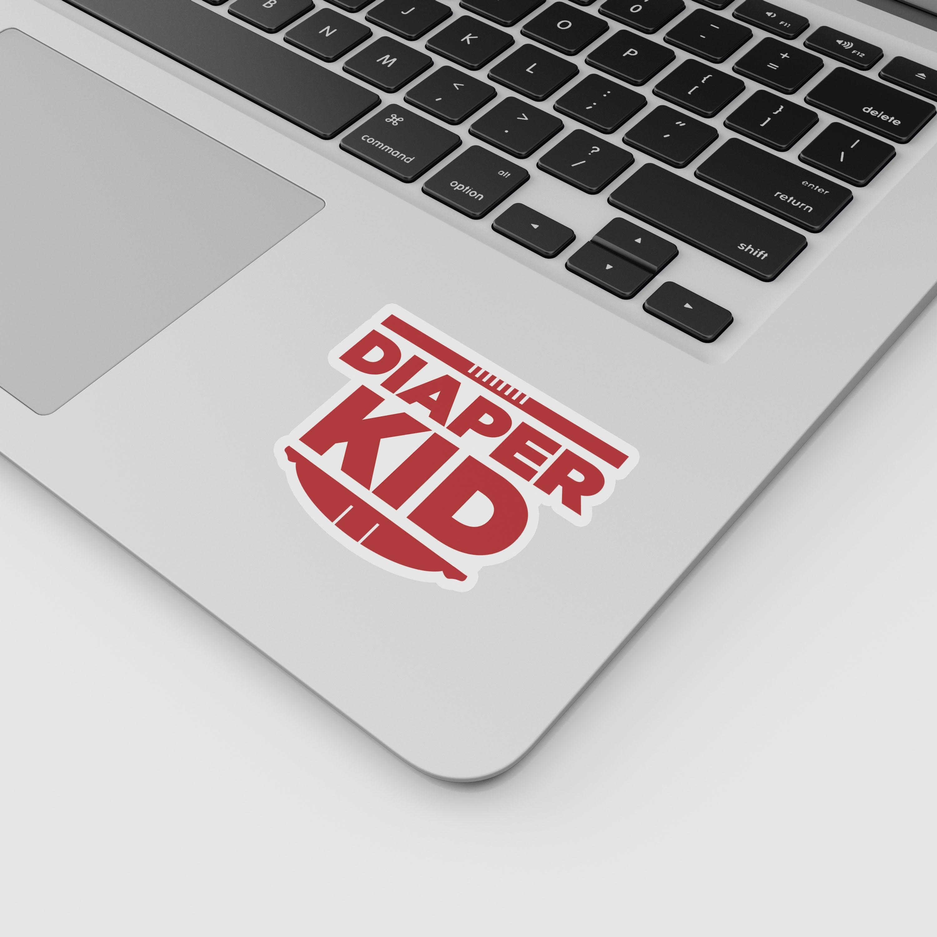 Diaper Kid "ABDL Lifestyle" Vinyl Sticker (Red)