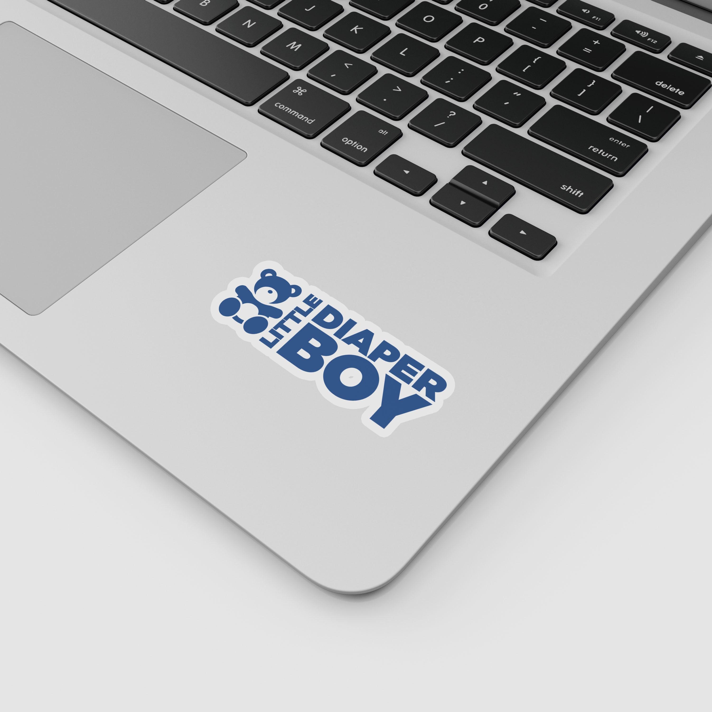 Little Diaper Boy "ABDL Lifestyle" Vinyl Sticker (Blue)
