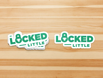Locked & Little "Lifestyle ABDL" Vinyl Sticker (Green)