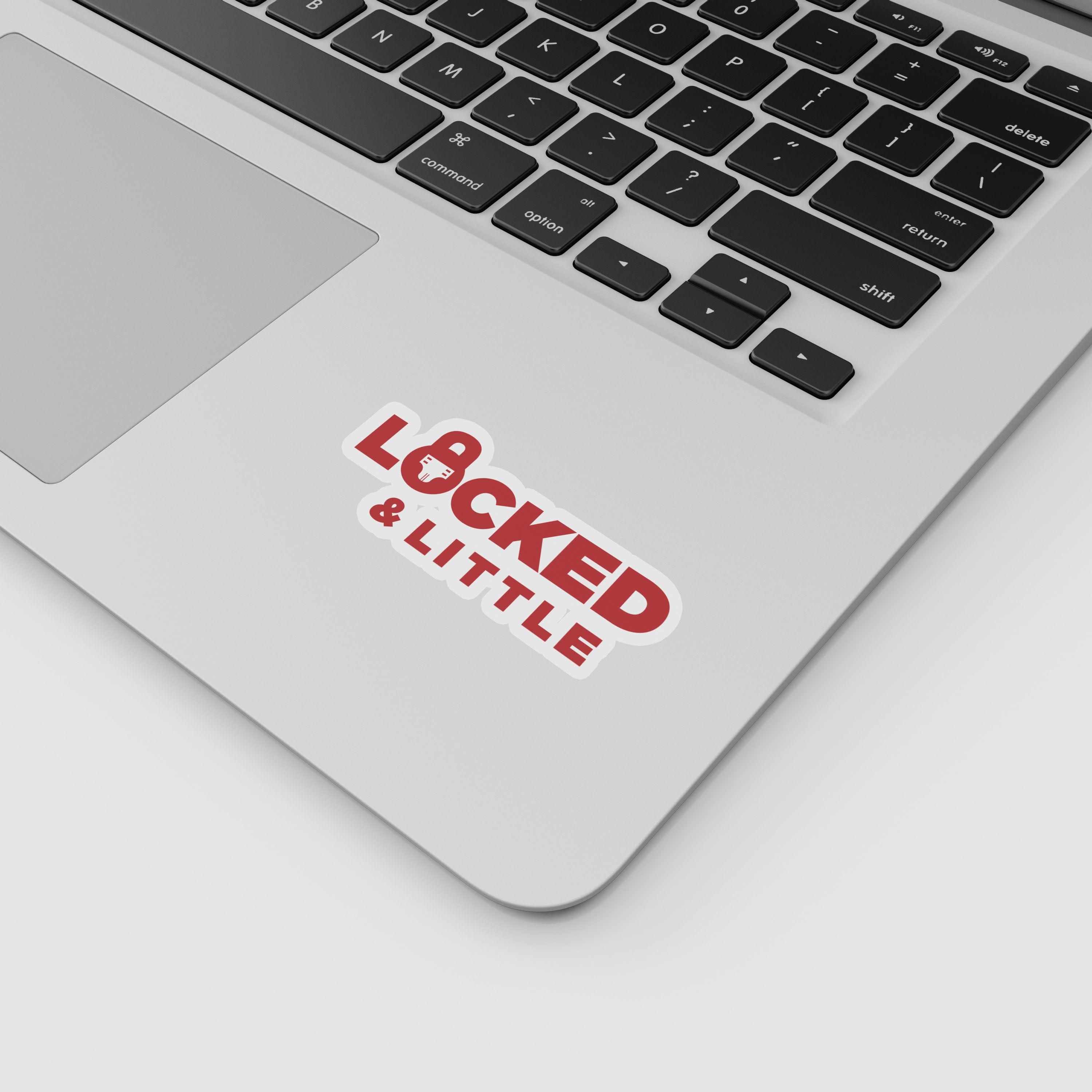 Locked & Little "Lifestyle ABDL" Vinyl Sticker (Red)