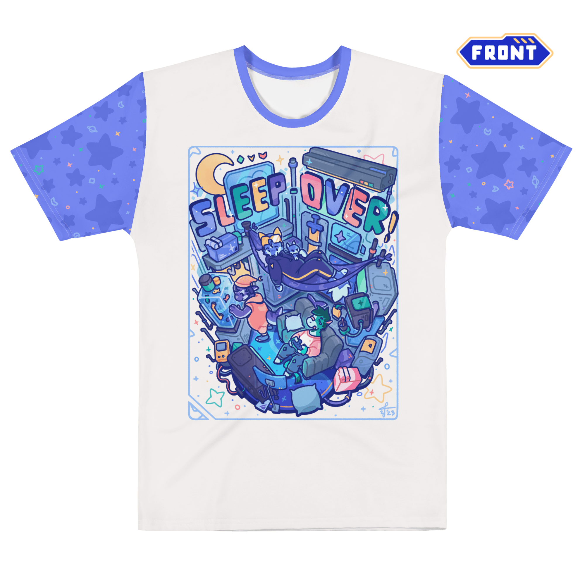 Kid Cosmos - Sleep Over! - All-Over-Print T-Shirt