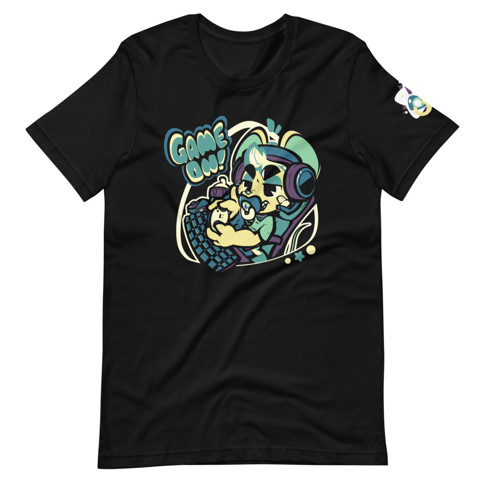 Game On T-Shirt (Dark Green/Purple)