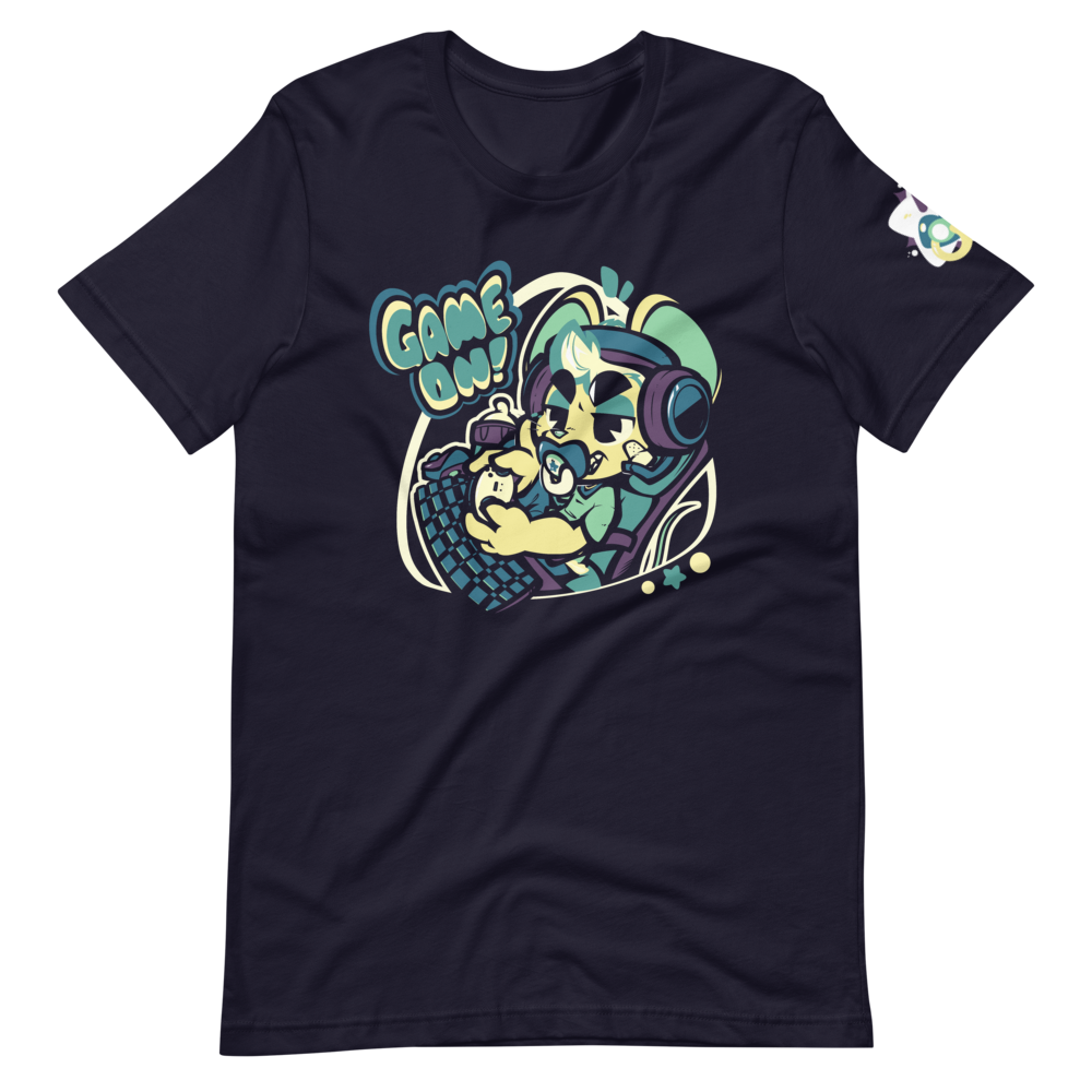 Game On T-Shirt (Dark Green/Purple)