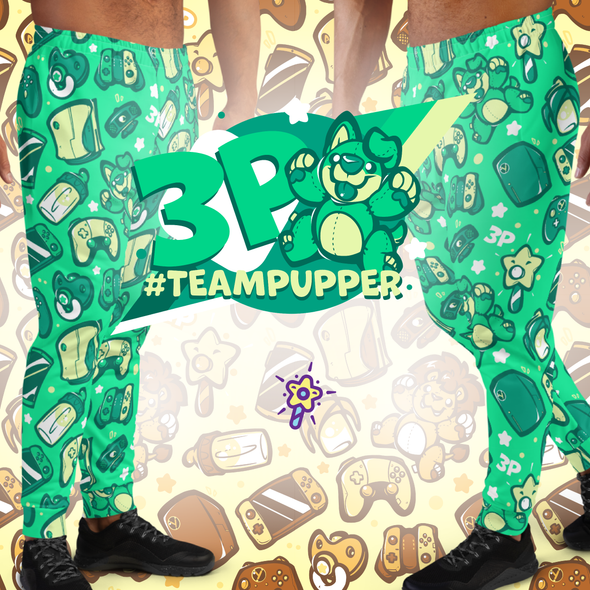 Gaming Party Pants 3P (Team Pupper) - PretendAgain