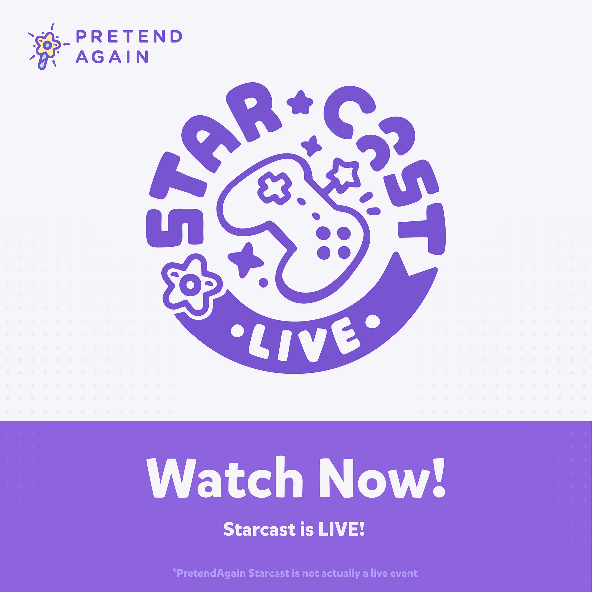 You are invited to Starcast Live - 10/3!