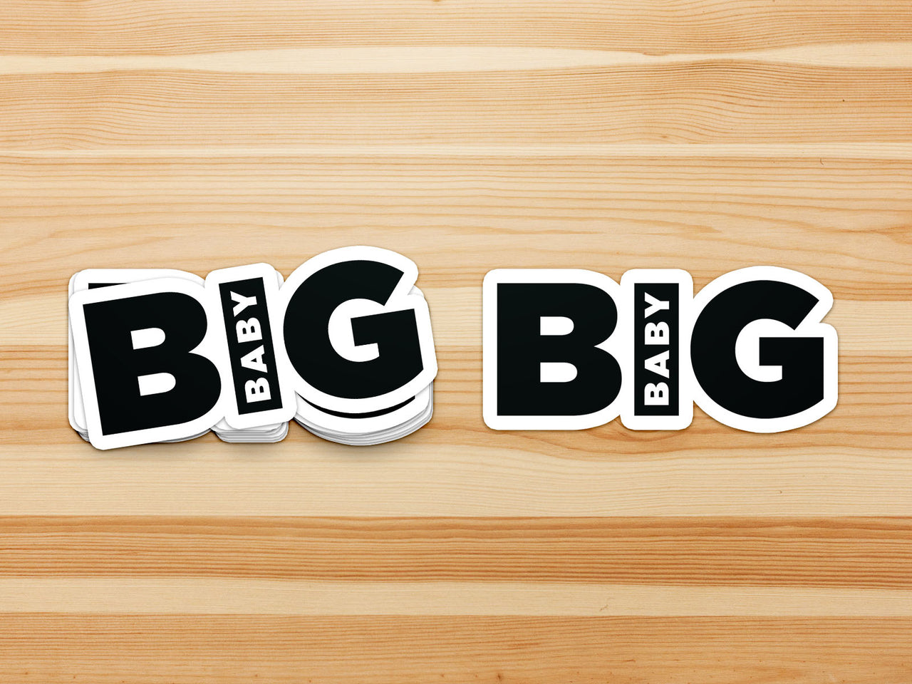 Big Baby "ABDL Lifestyle" Vinyl Sticker (Black)