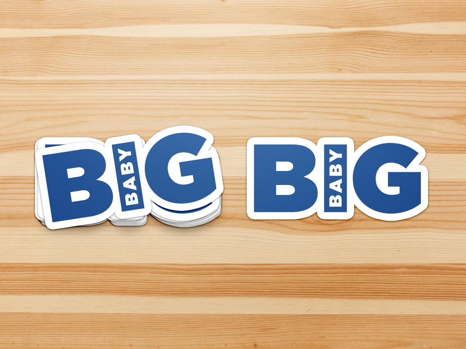 Big Baby "ABDL Lifestyle" Vinyl Sticker (Blue)