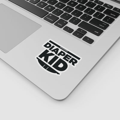Diaper Kid "ABDL Lifestyle" Sticker (Black)
