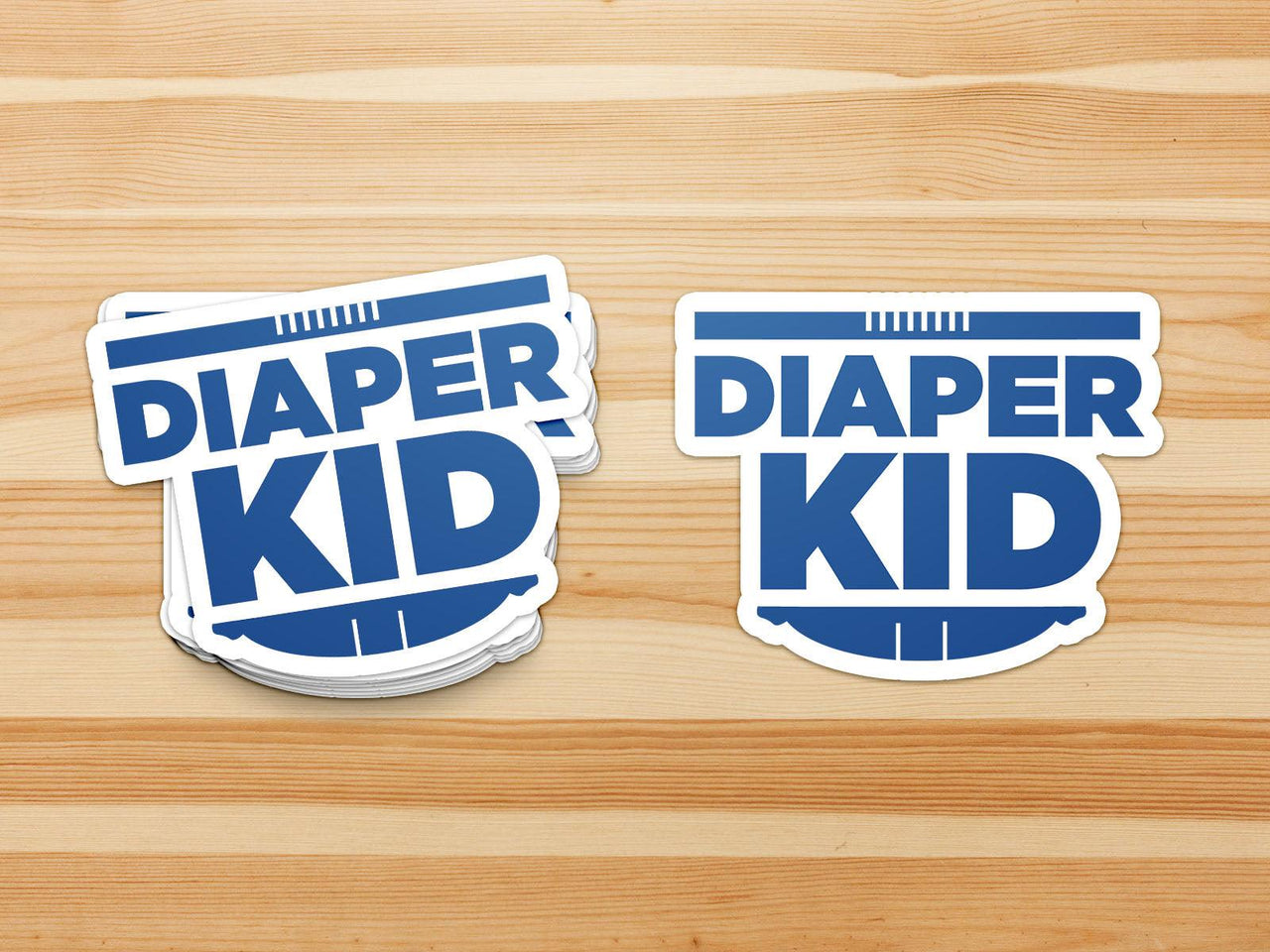 Diaper Kid "ABDL Lifestyle" Vinyl Sticker (Blue)