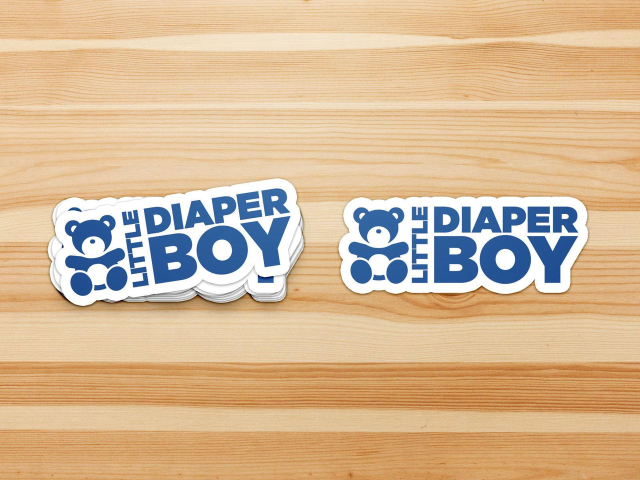 Little Diaper Boy "ABDL Lifestyle" Vinyl Sticker (Blue)