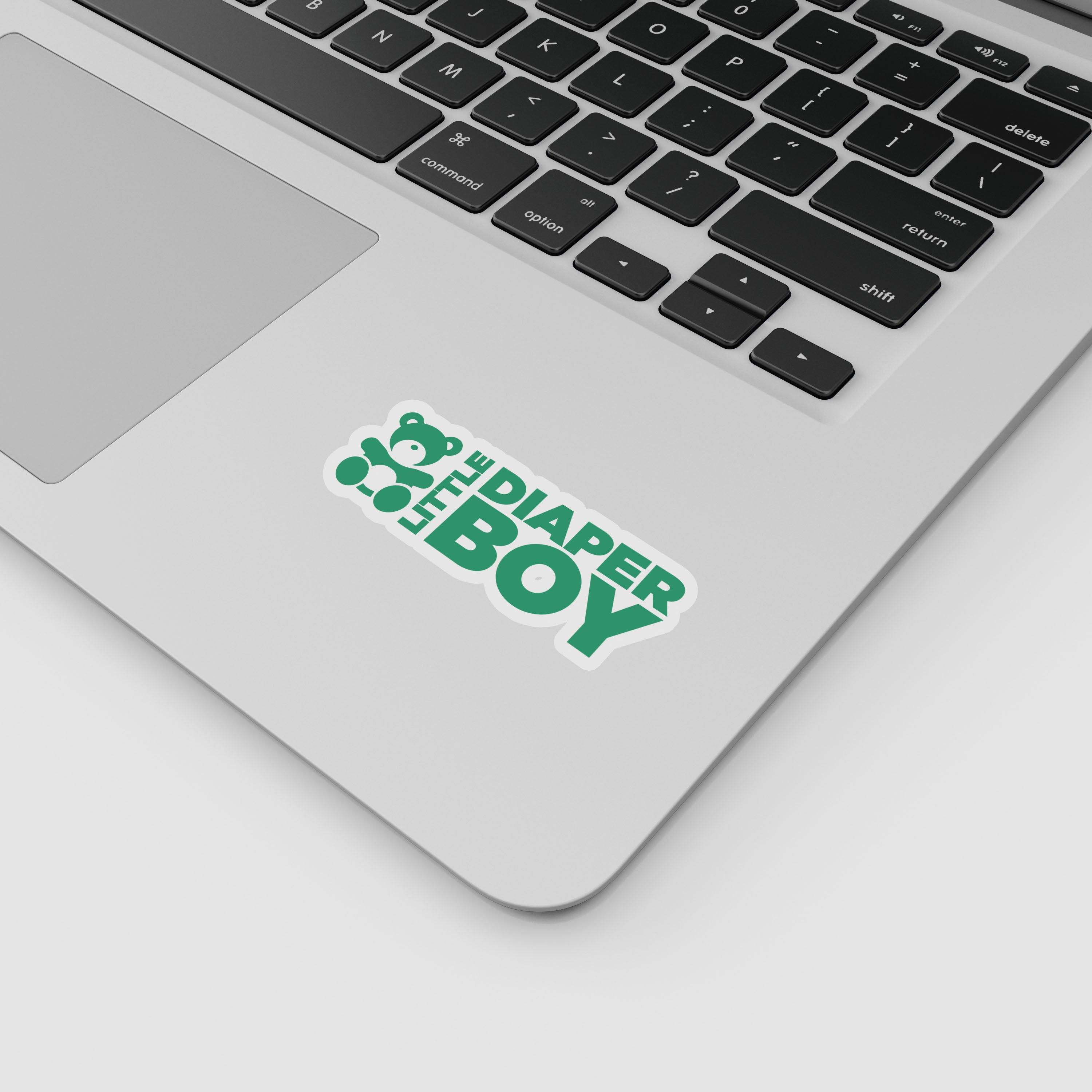 Little Diaper Boy "ABDL Lifestyle" Vinyl Sticker (Green)
