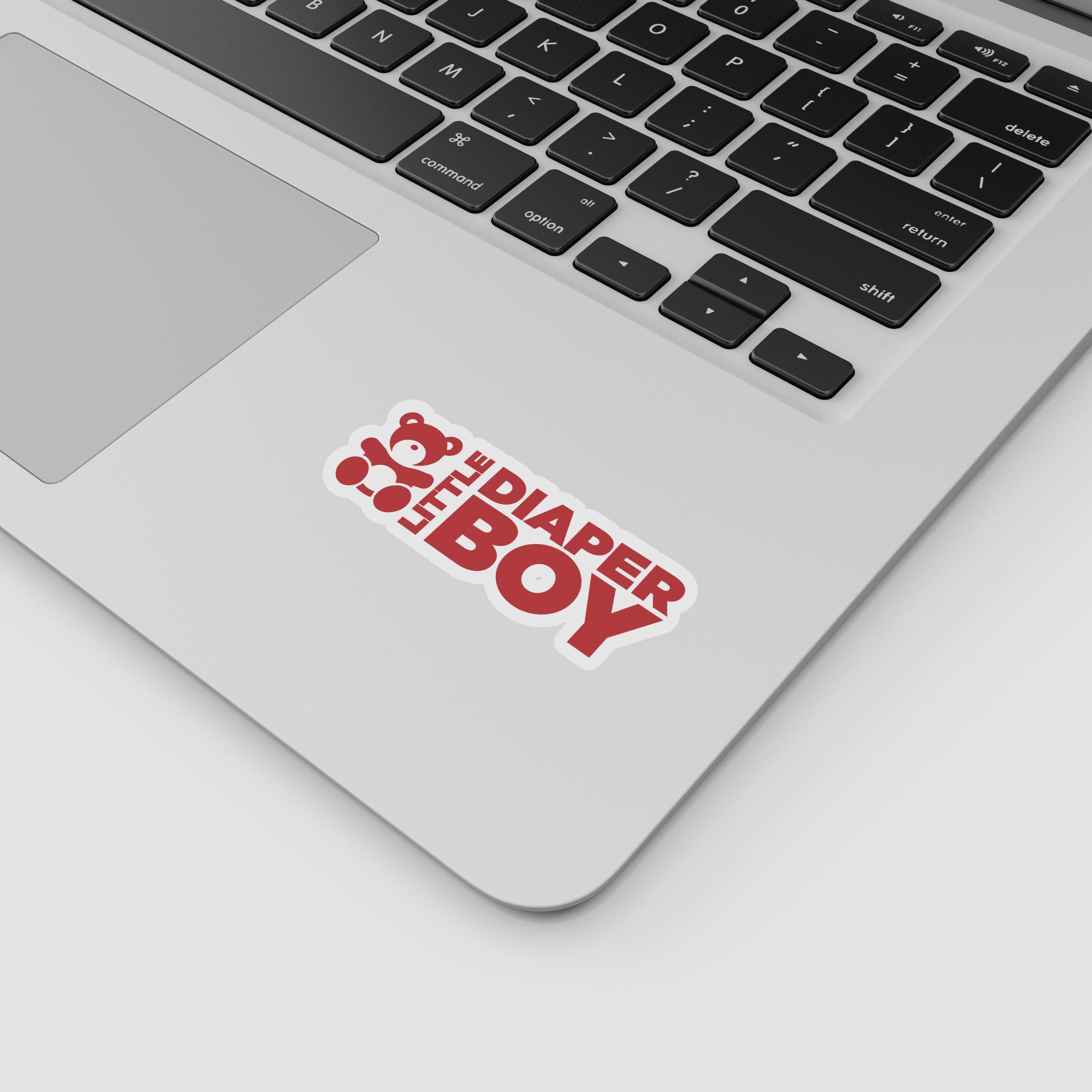 Little Diaper Boy "ABDL Lifestyle" Vinyl Sticker (Red)