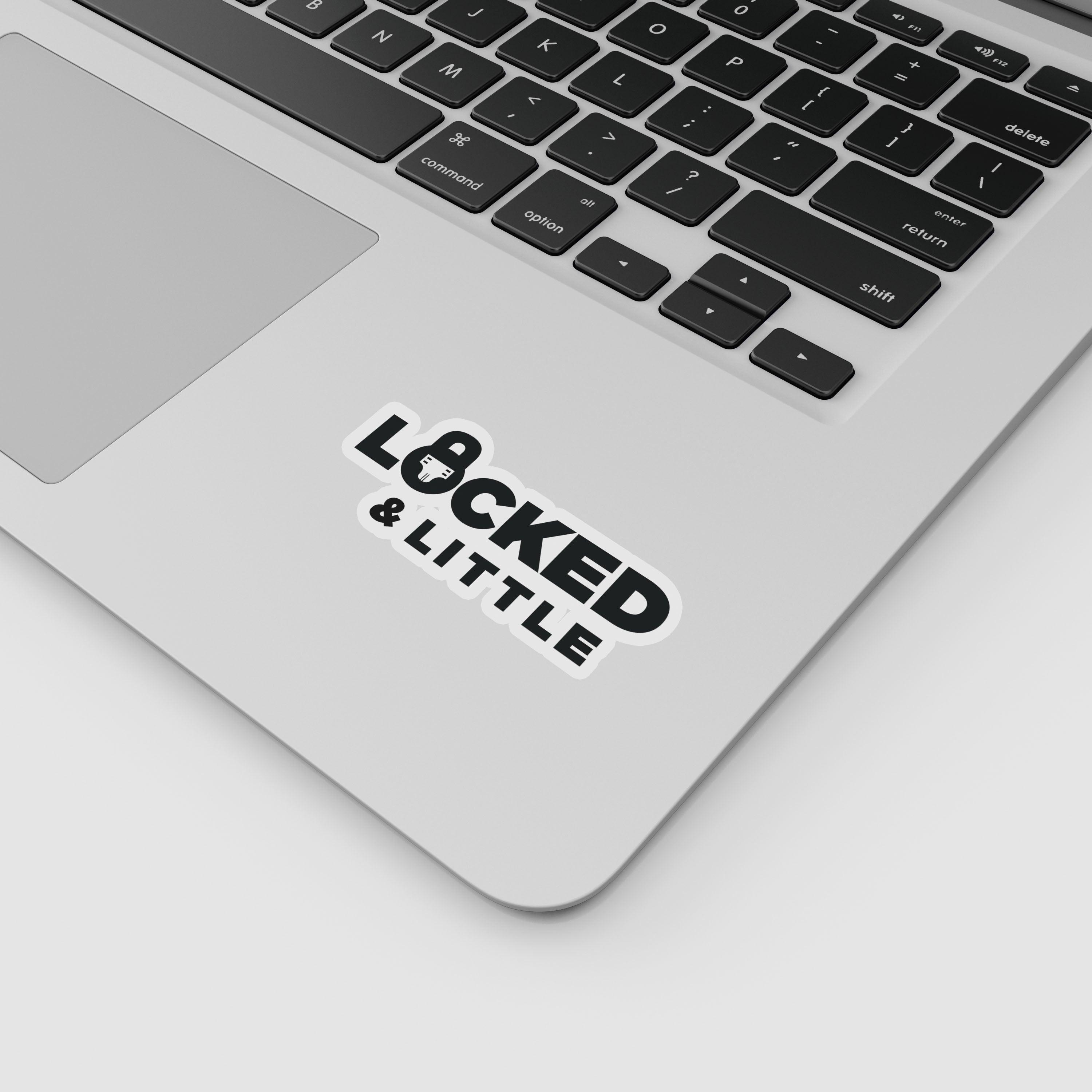 Locked & Little "Lifestyle ABDL" Vinyl Sticker (Black)