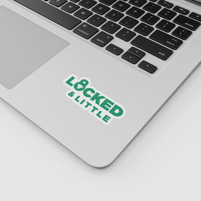Locked & Little "Lifestyle ABDL" Vinyl Sticker (Green)