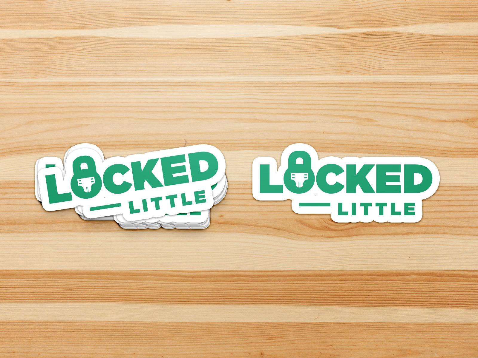 Locked & Little "Lifestyle ABDL" Vinyl Sticker (Green)