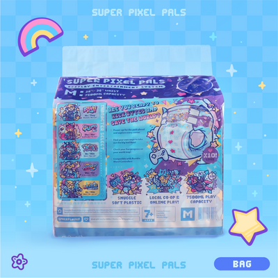 Super Pixel Pals Plastic-Backed Diapers