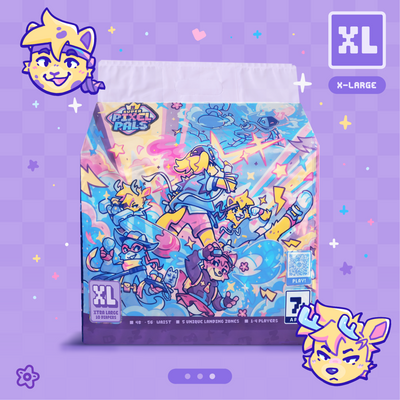 Super Pixel Pals Plastic-Backed Diapers