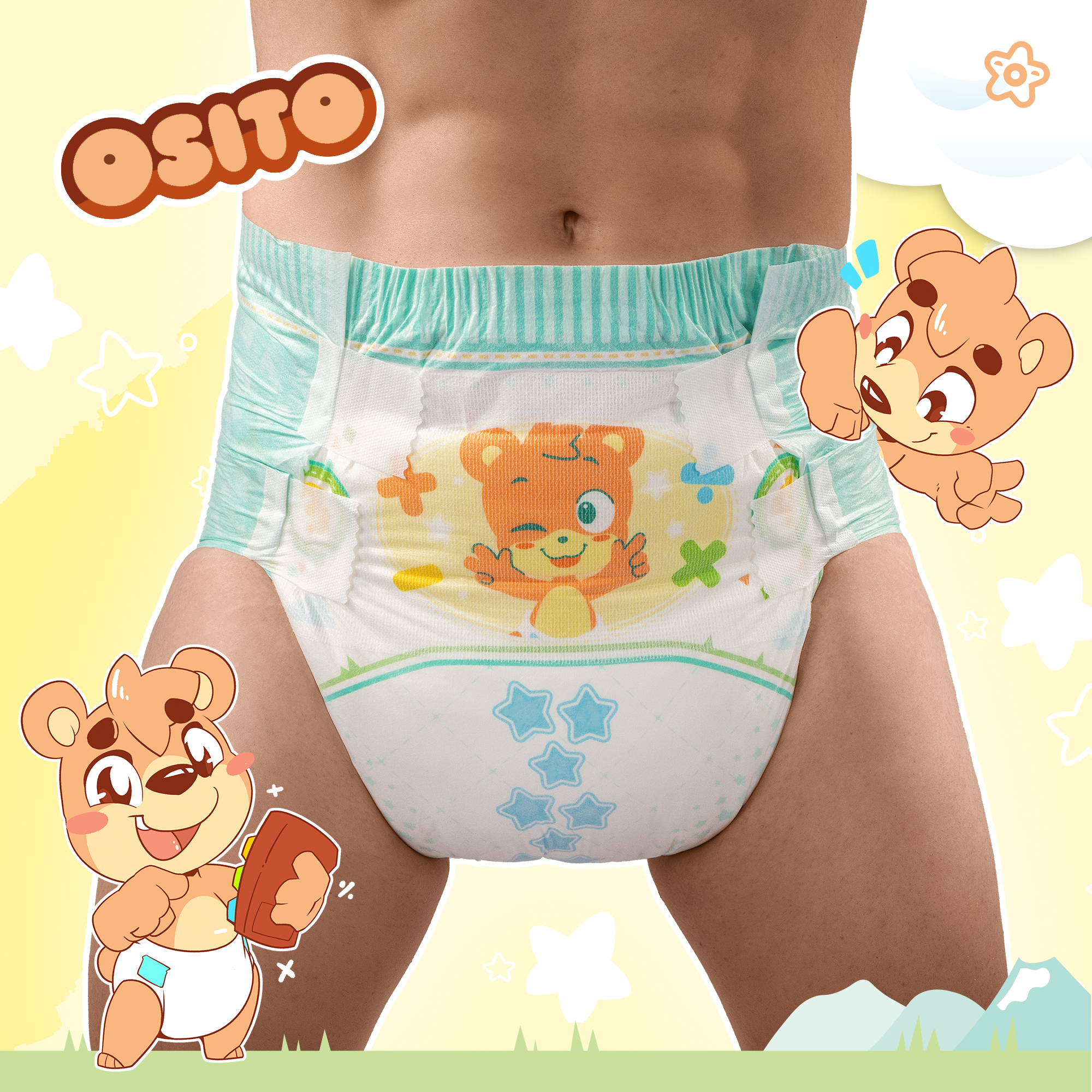 TryAgains Cloth-Backed Diapers