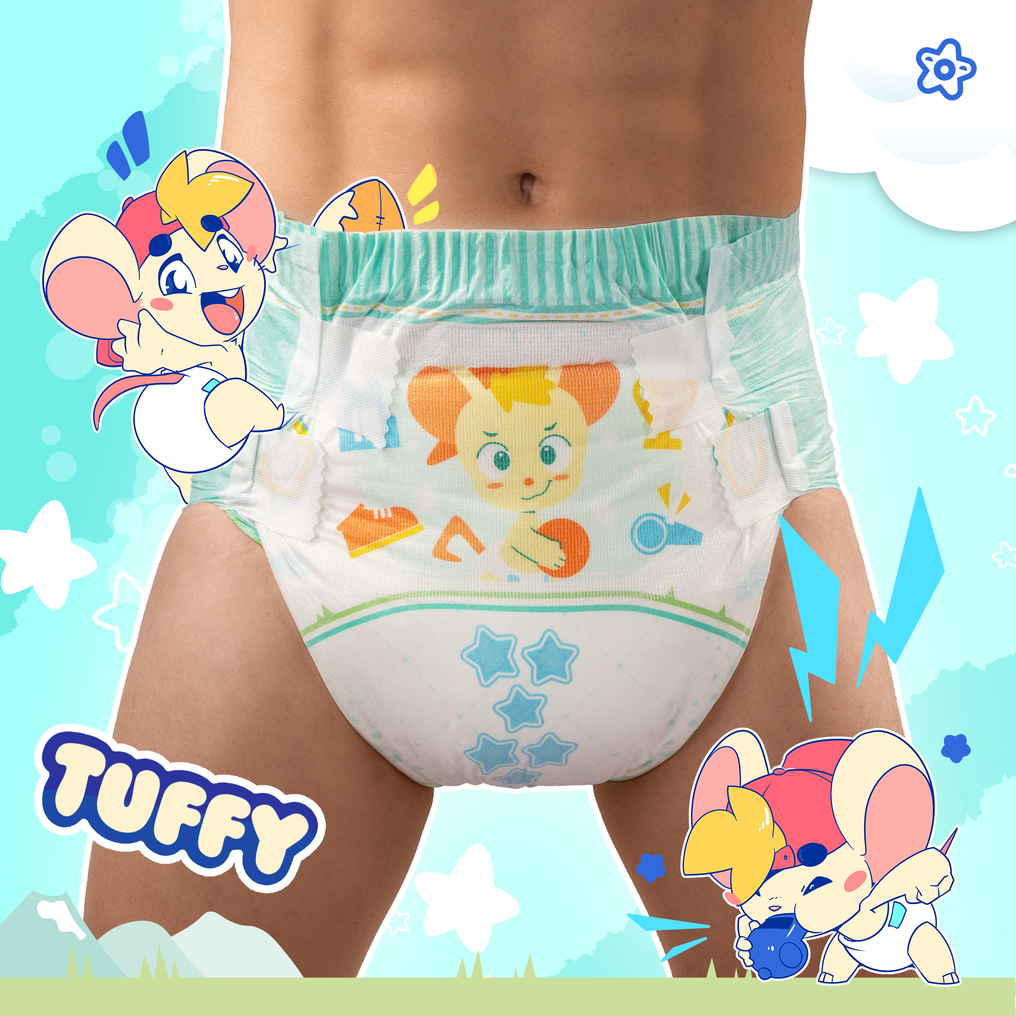 TryAgains Cloth-Backed Diapers
