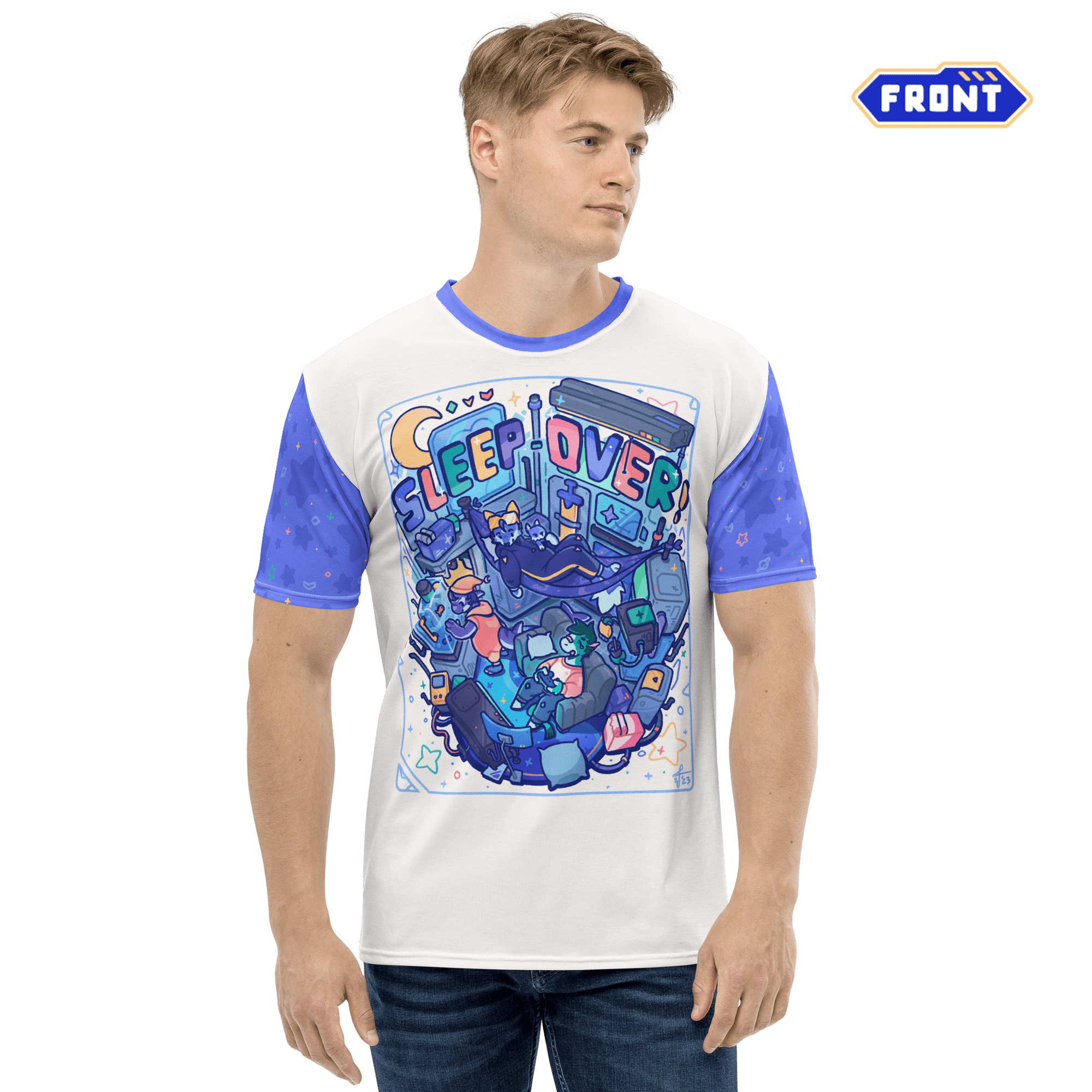 Kid Cosmos - Sleep Over! - All-Over-Print T-Shirt