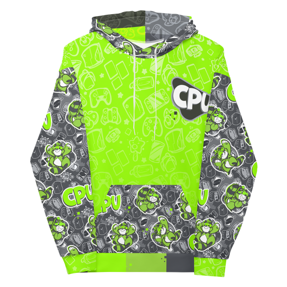 Gamer Party 2 - CPU (Team Trash) - All-Over Print Hoodie