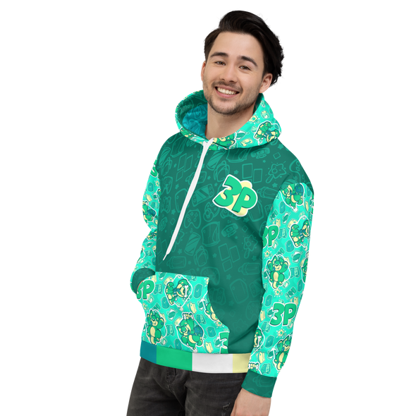 Gamer Party 2 - Player 3 (Team Pupper) - All-Over Print Hoodie