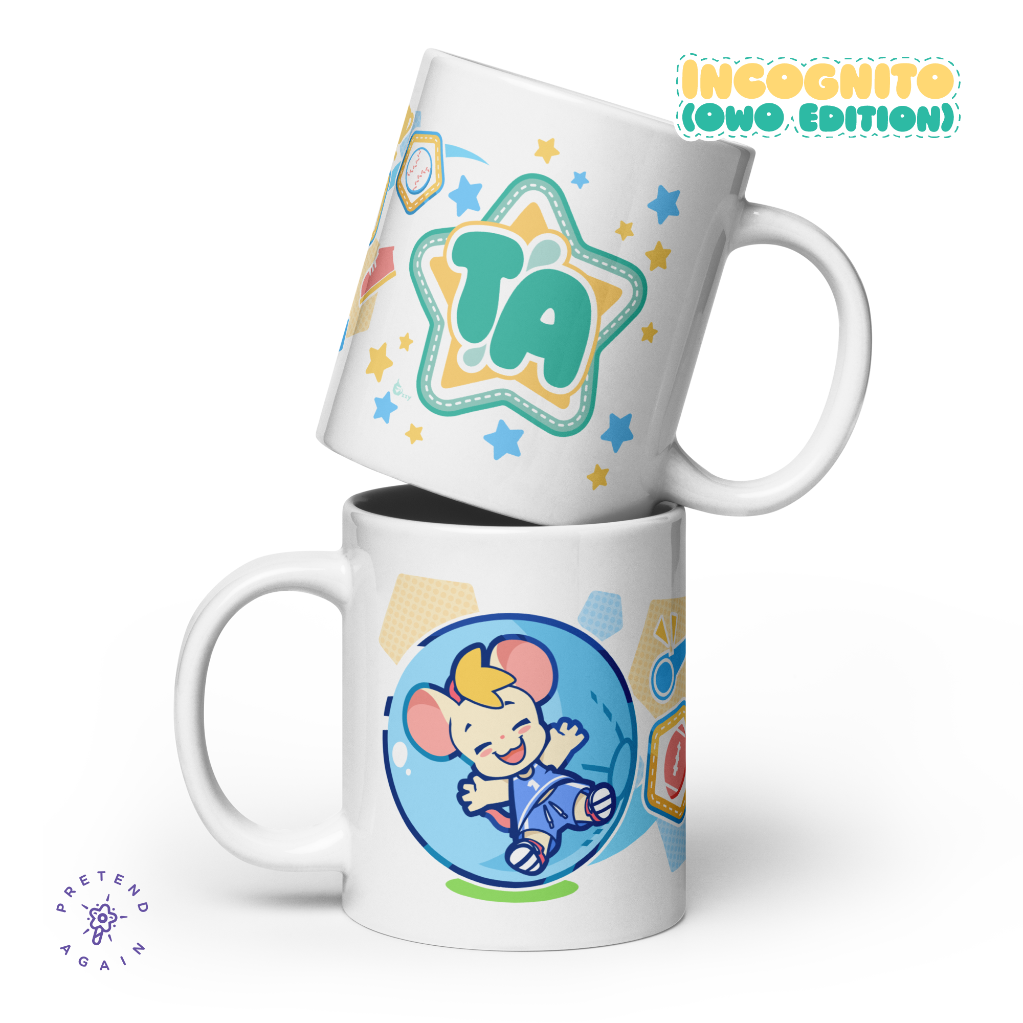 TryAgains - Tuffy Mug (20 oz) - Incognito