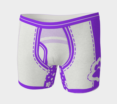 Safepin Paw ToyBoxers - Boxer Briefs (Purple) - PretendAgain