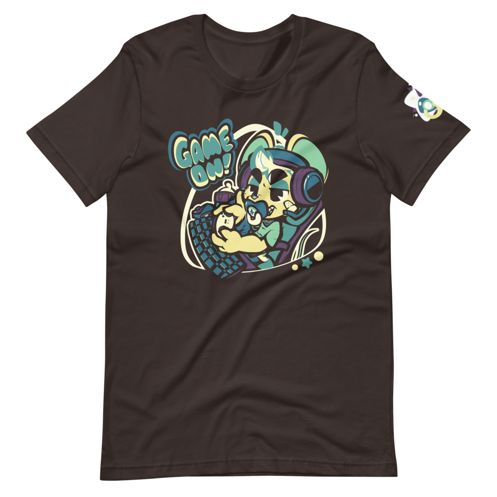 Game On T-Shirt (Dark Green/Purple)