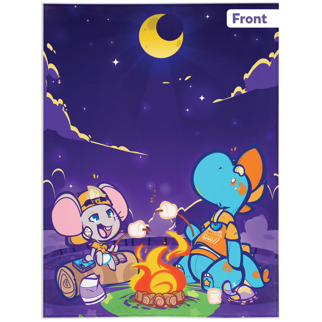 Mausen's Adventures Island Designer Stargazing Blanket - PretendAgain