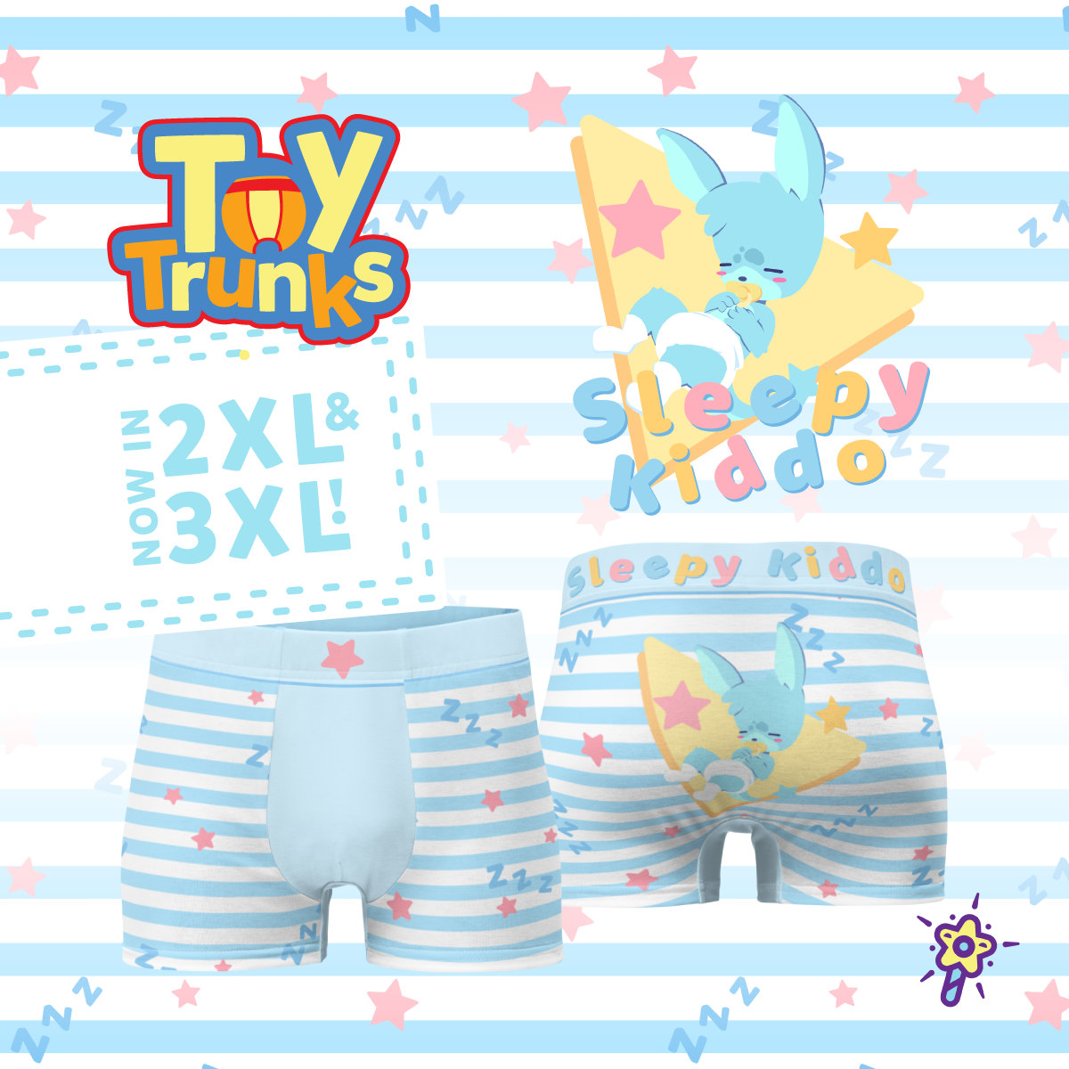 Sleepy Kiddo Toy TrunkWear - Trunk Briefs - PretendAgain