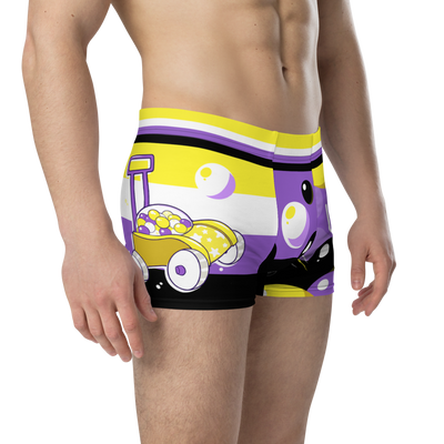 Non-binary Bubble Mower ToyTrunks (Toy Pride - 2021) - Trunk Briefs - PretendAgain ✨