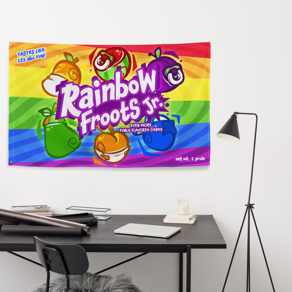 Rainbow Froots Jr Wall Flag - Candy Pride (2022)