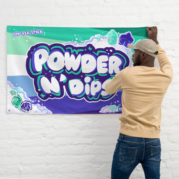 Powder N' Dips Wall Flag - Candy Pride (Gay)