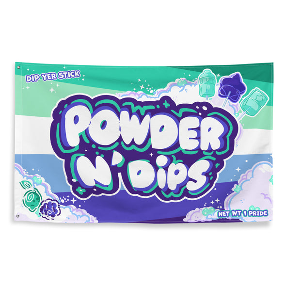 Powder N' Dips Wall Flag - Candy Pride (Gay)
