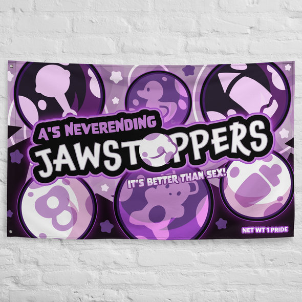 A's Neverending Jawstoppers Wall Flag - Candy Pride (Ace)