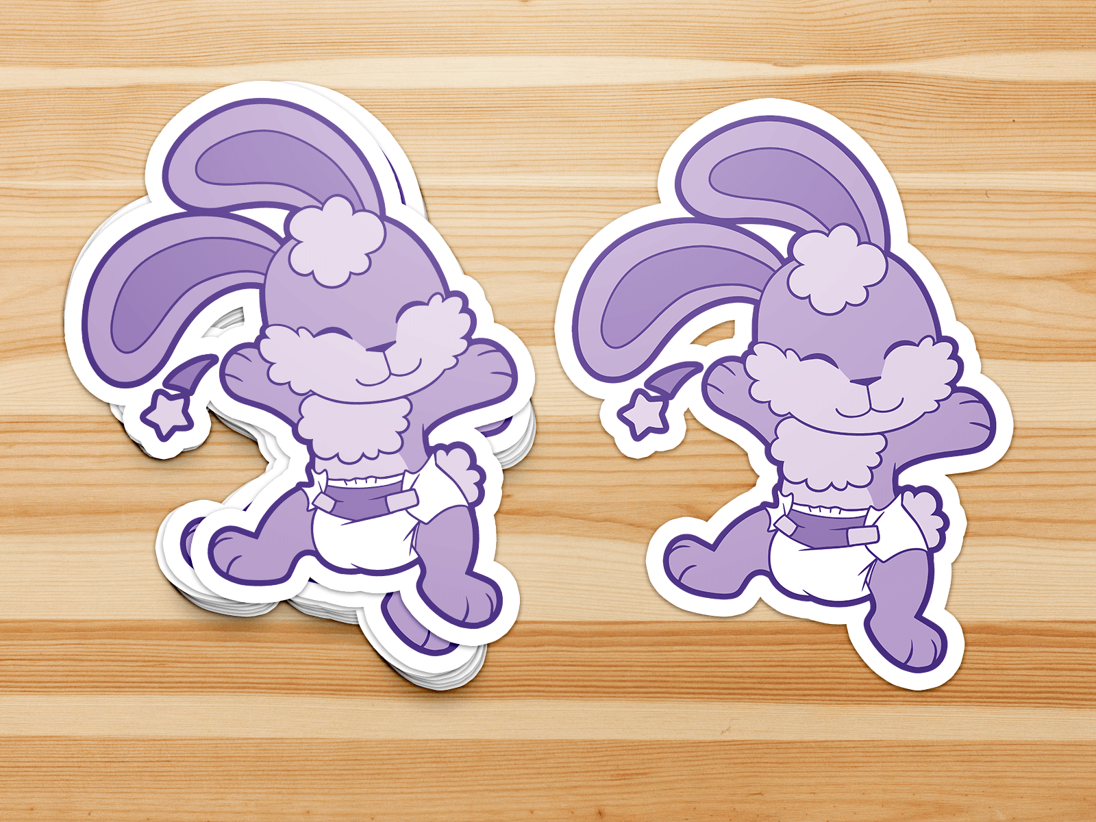 BIG Friends Stickers - Bunny - PretendAgain ✨