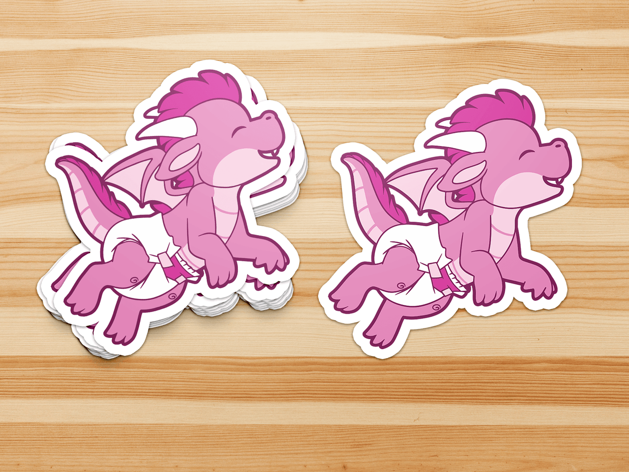 BIG Friends Stickers - Dragon - PretendAgain ✨