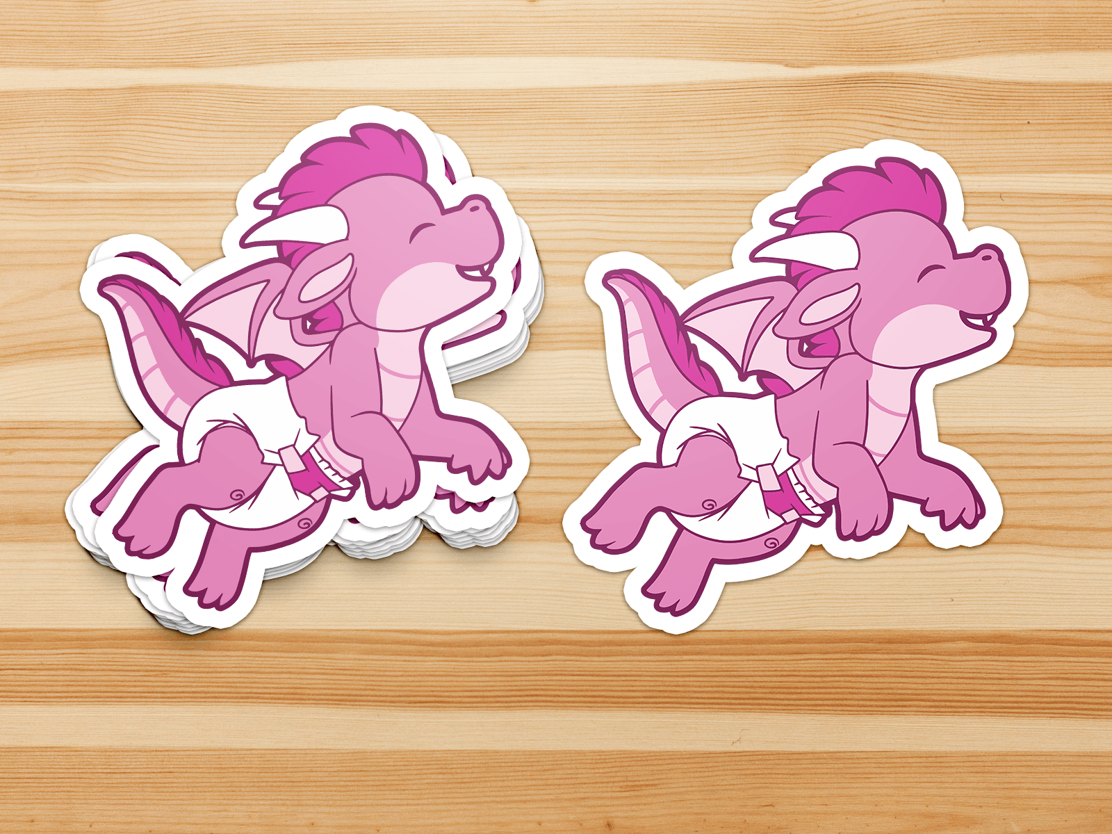 BIG Friends Stickers - Dragon - PretendAgain ✨