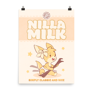 Nilla Milk Poster (Large) - PretendAgain ✨