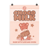 Choco Milk Poster (Large) - PretendAgain ✨