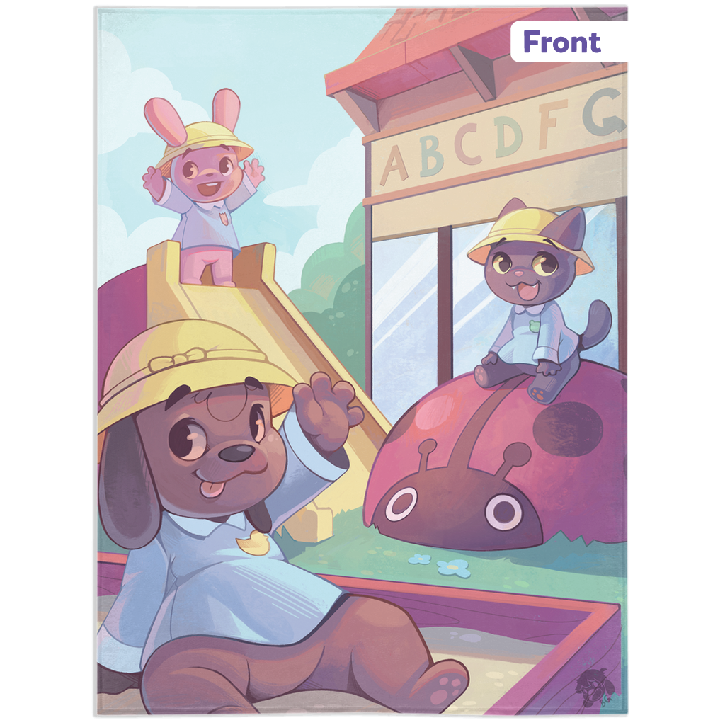 Kawaii Gaku Academy SnuggleSoft Blanket - PretendAgain