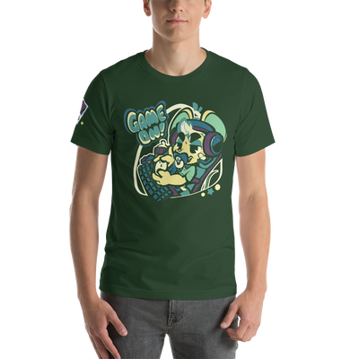 Game On Shirt (Dark Green/Purple) - PretendAgain