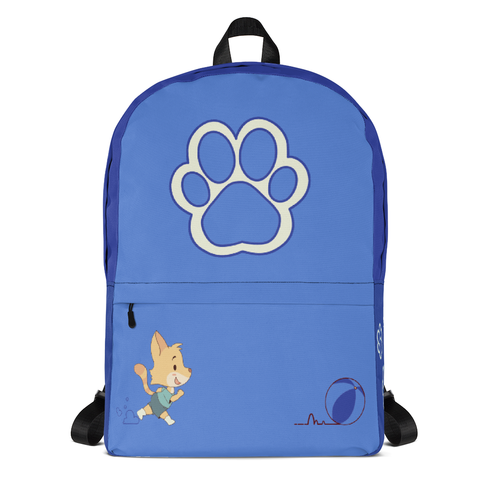 Puppy Time Diaper Bagpack (Blue) - PretendAgain