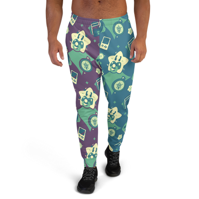 Gamer Pants (Dark Green/Purple) - PretendAgain