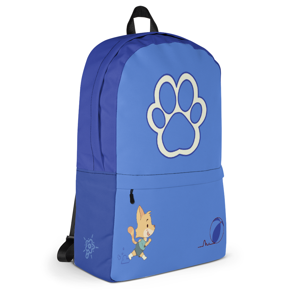 Puppy Time Diaper Bagpack (Blue) - PretendAgain