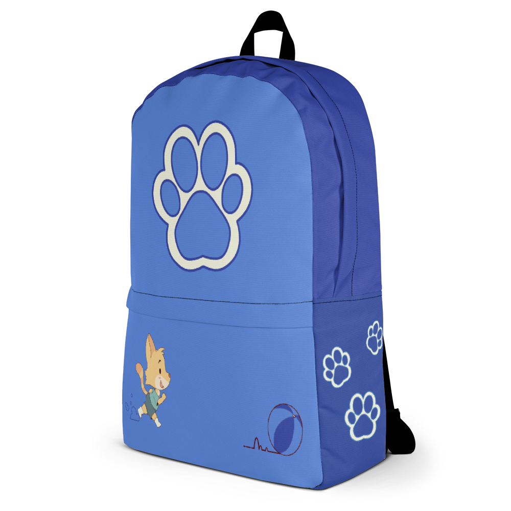 Puppy Time Diaper Bagpack (Blue) - PretendAgain